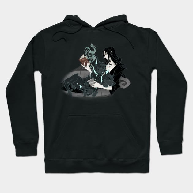 Hades and Cerebus at Home Hoodie by Drea D. Illustrations